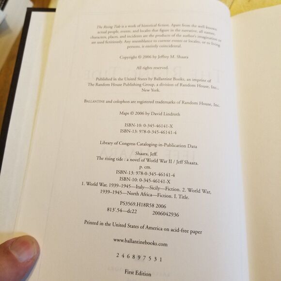 The Rising Tide hardcover book first edition - Picture 5 of 6